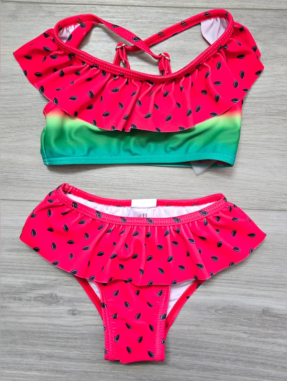 SHEIN Baby Girl Watermelon Swimsuit